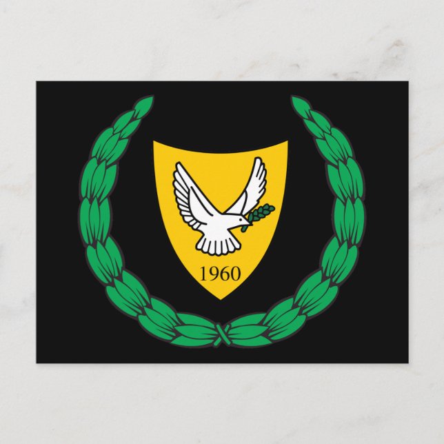 cyprus emblem postcard (Front)