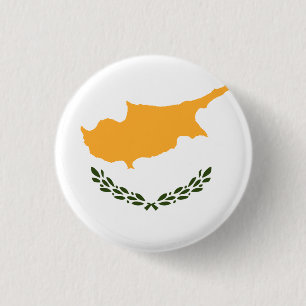 Cyprus Flag 3 Cm Round Badge