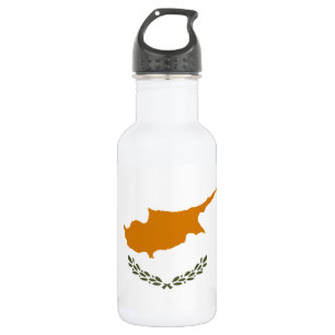 Cyprus Flag 532 Ml Water Bottle
