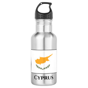 Cyprus Flag 532 Ml Water Bottle