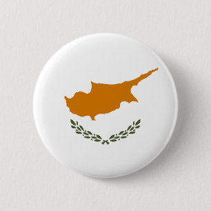 Cyprus Flag 6 Cm Round Badge