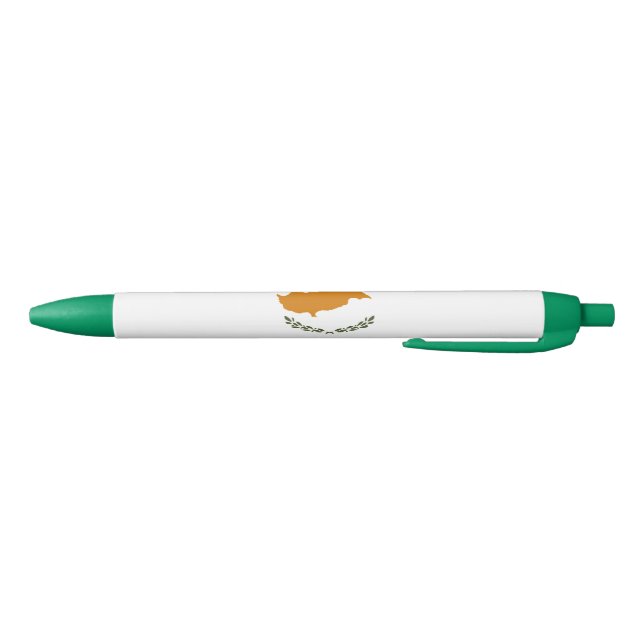 Cyprus Flag Black Ink Pen (Bottom)