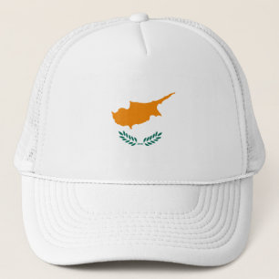 Cyprus Flag CY Trucker Hat