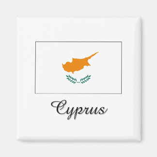 Cyprus Flag Design Magnet