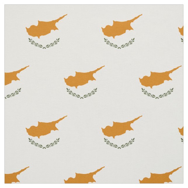 Cyprus Flag Fabric (Swatch)