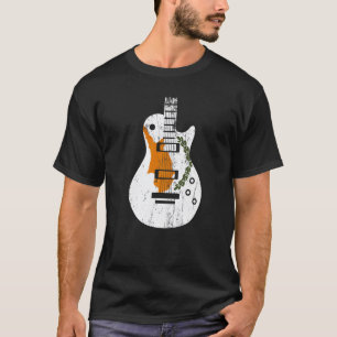Cyprus Flag Guitar Vintage Musician T-Shirt