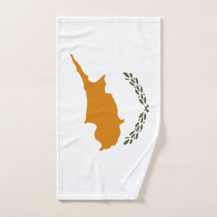 Cyprus Flag Hand Towel