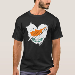 Cyprus Flag I Love Cyprus It Is In My Dna For Cypr T-Shirt