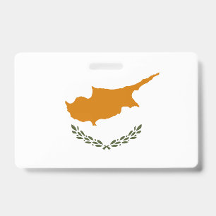 Cyprus Flag ID Badge