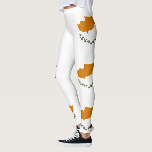 Cyprus Flag Leggings (Left)