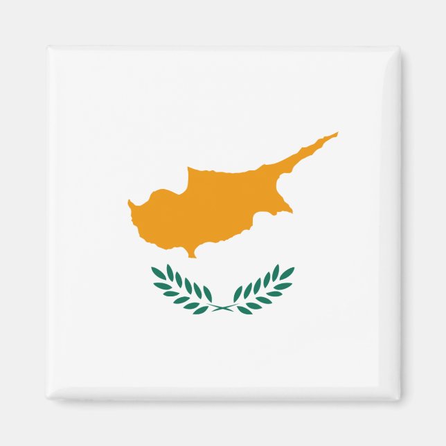 Cyprus Flag Magnet (Front)