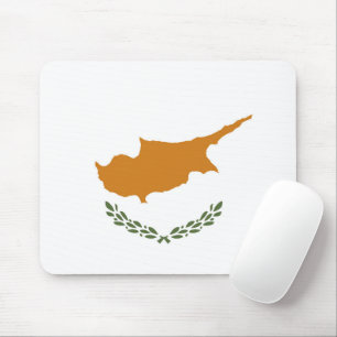Cyprus flag mouse mat