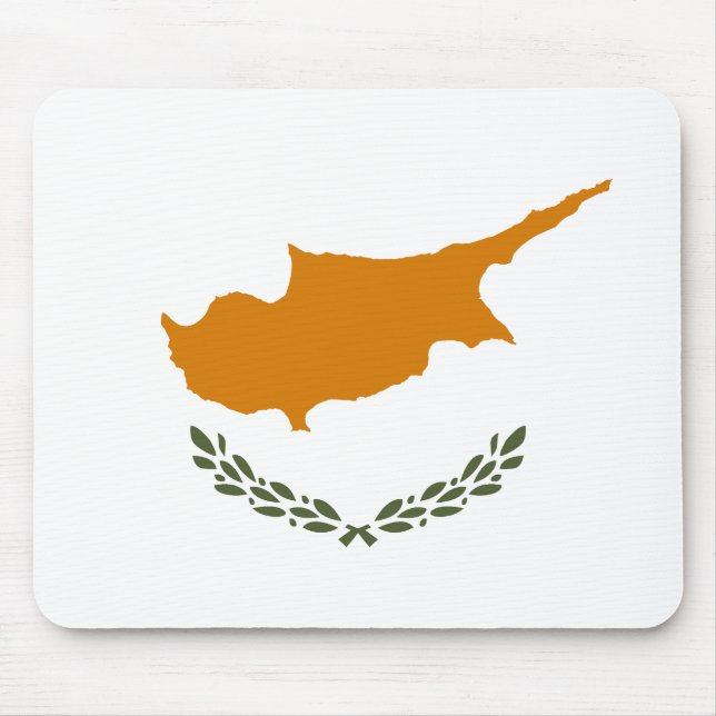 Cyprus Flag Mouse Mat (Front)