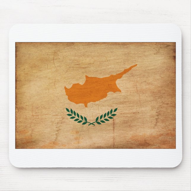 Cyprus Flag Mouse Mat (Front)