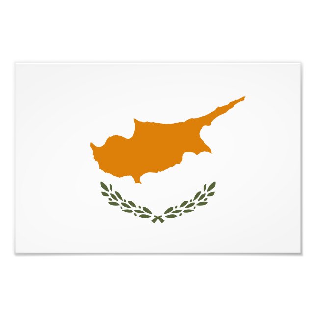 Cyprus Flag Photo Print (Front)