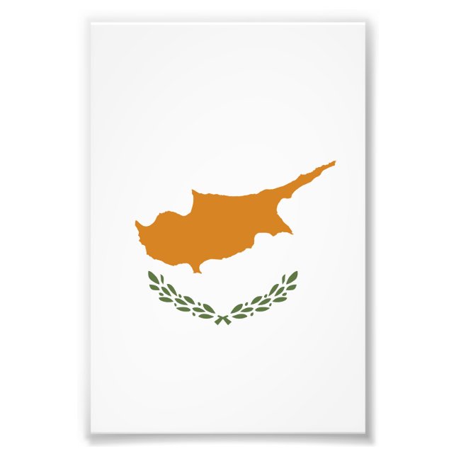 Cyprus flag photo print (Front)