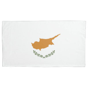 Cyprus flag pillowcase