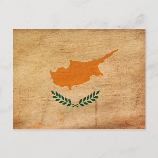 Cyprus Flag Postcard (Front)