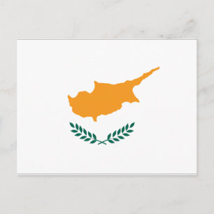 Cyprus Flag Postcard