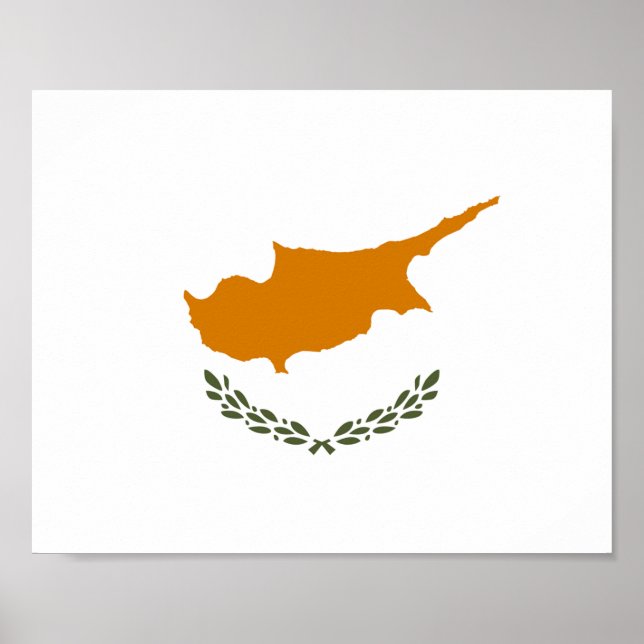 Cyprus Flag Poster (Front)