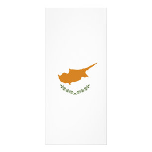 Cyprus flag rack card