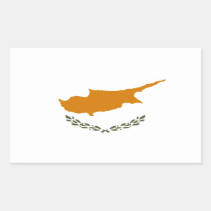 Cyprus Flag Rectangular Sticker