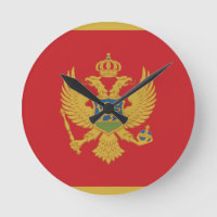 Cyprus Flag Round Clock
