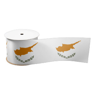 Cyprus Flag Satin Ribbon