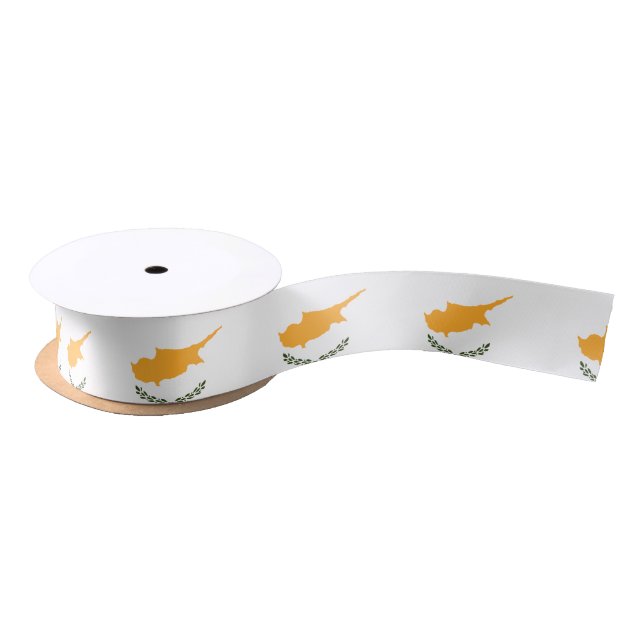 Cyprus Flag Satin Ribbon (Spool)