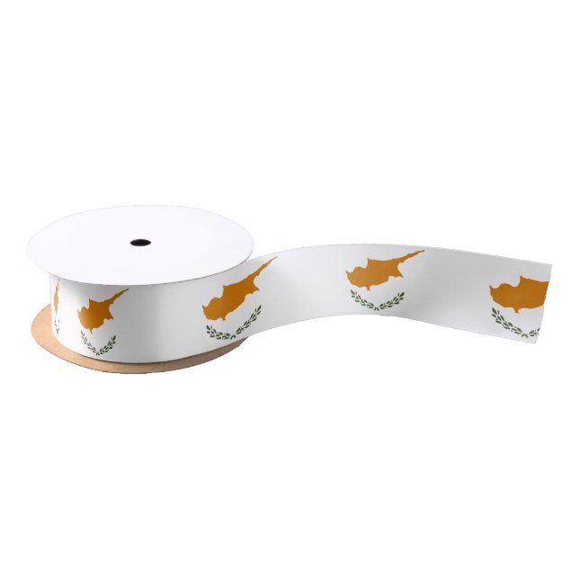 Cyprus Flag Satin Ribbon (Spool)