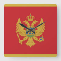 Cyprus Flag Square Wall Clock