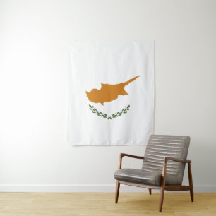 Cyprus flag tapestry
