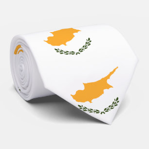 Cyprus flag tie