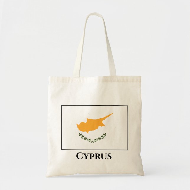 Cyprus Flag Tote Bag (Front)
