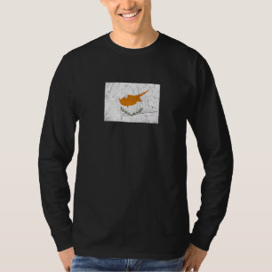 Cyprus Flag With Vintage Cypriot National Colours T-Shirt
