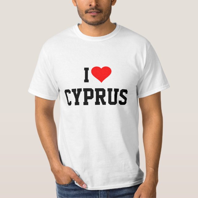 CYPRUS: I LOVE CYPRUS T-Shirt (Front)