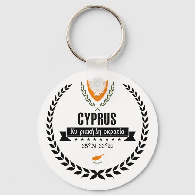 Cyprus Key Ring (Front)