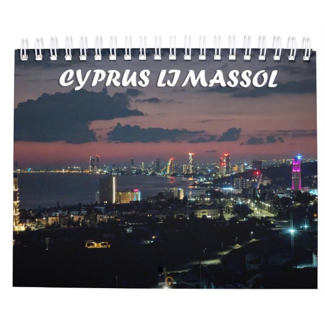 Cyprus Limassol Calendar (Back)