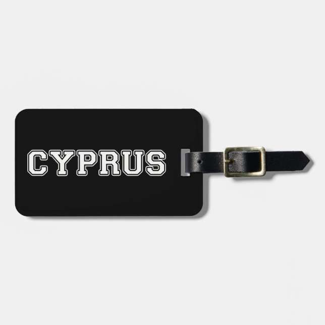 Cyprus Luggage Tag (Front Horizontal)