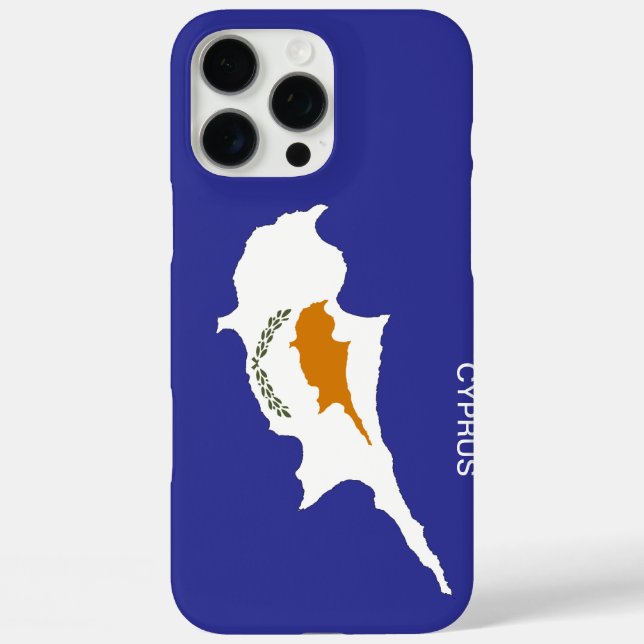 CYPRUS Map Case-Mate iPhone Case (Back)