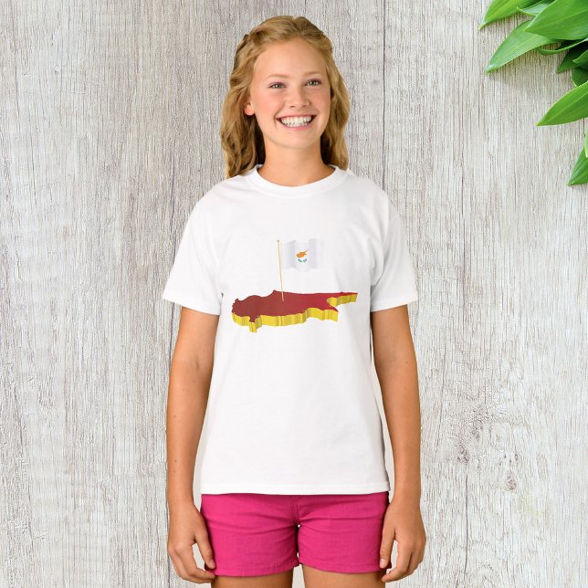 Cyprus Map T-Shirt (Creator Uploaded)