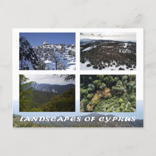 cyprus nature landscapes troodos mountains snow wi holiday postcard