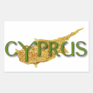 Cyprus Rectangular Sticker