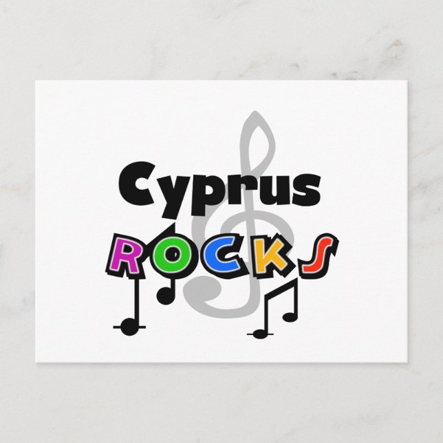 Cyprus Rocks Postcard (Front)