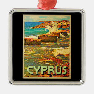 Cyprus Rocky Shore Metal Tree Decoration