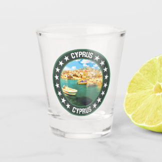 Cyprus shot glass