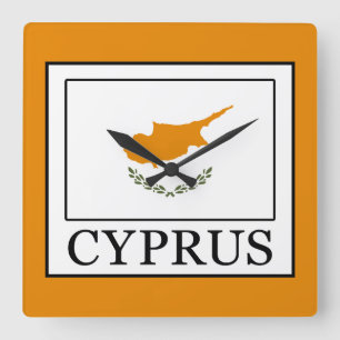 Cyprus Square Wall Clock