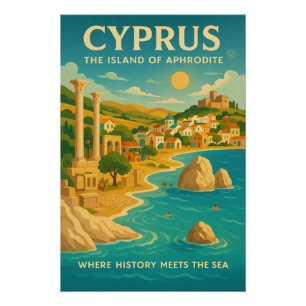CYPRUS — The Island of Aphrodite Poster