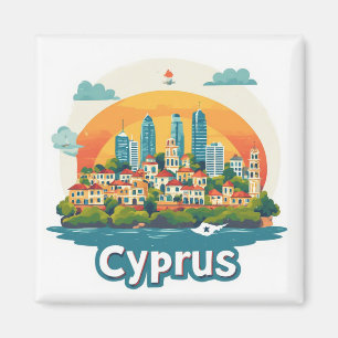 Cyprus Travel Keepsake For World Travelers Magnet