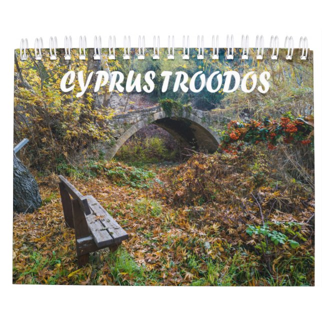 Cyprus Troodos calendar (Back)